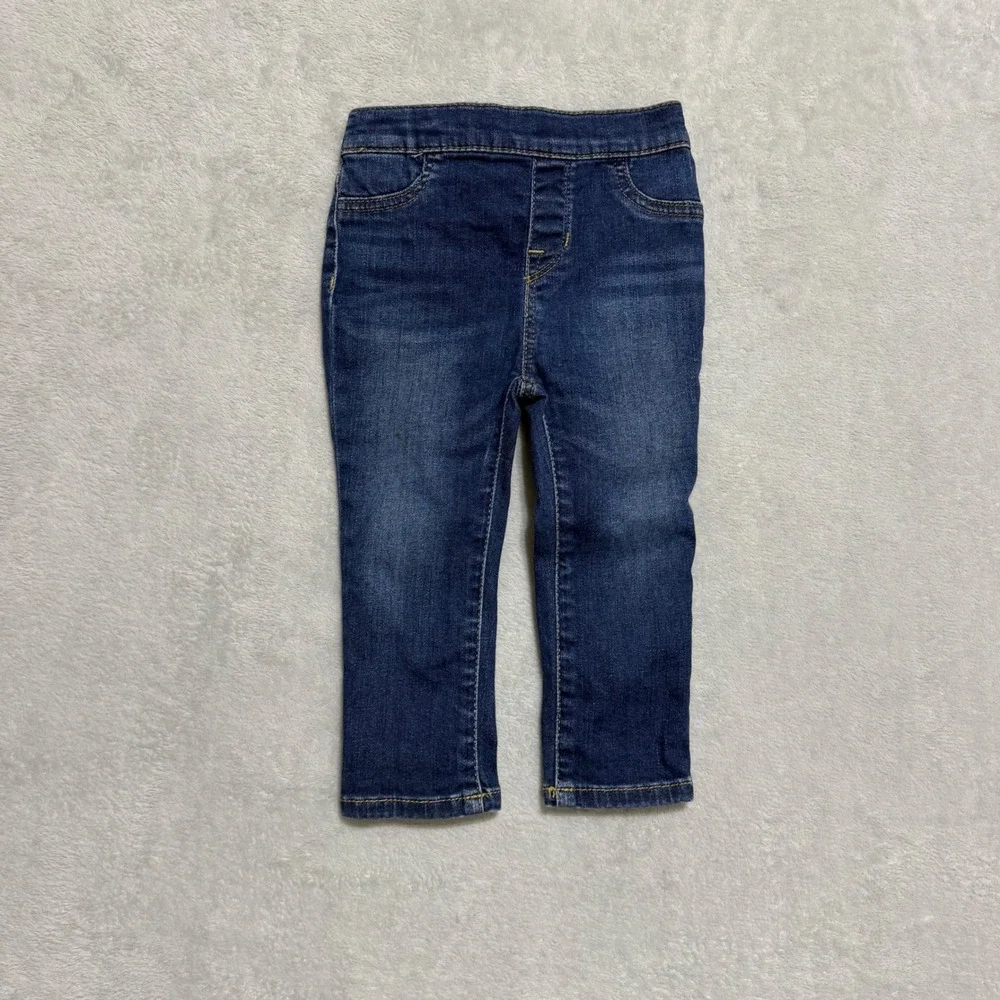 OshKosh B'gosh & Polo Ralph Lauren Jeans Girls 24M Blue Denim Bundle